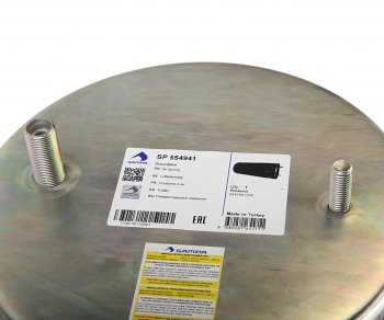 3 799 р. Пневморессора BPW (без стакана) (1 шп. M12,1 отв. M18х1.5мм) SAMPA SAMPA sp554941  с доставкой в г. Кемерово. Увеличить фотографию 4
