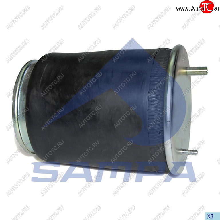5 699 р. Пневморессора BPW (металлический стакан) (1 шп. M12,1 отв. M18х1.5мм) SAMPA SAMPA sp554941-k  с доставкой в г. Кемерово