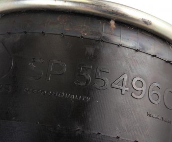 3 399 р. Пневморессора BPW (без стакана) (1шп.M12, 1шп-штуц.M12M20мм,низ шп.M16) SAMPA SAMPA sp554960  с доставкой в г. Кемерово. Увеличить фотографию 3