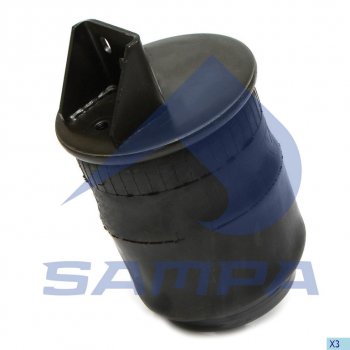 7 199 р. Пневморессора VOLVO (металлический стакан) SAMPA SAMPA sp556420-k22  с доставкой в г. Кемерово. Увеличить фотографию 1