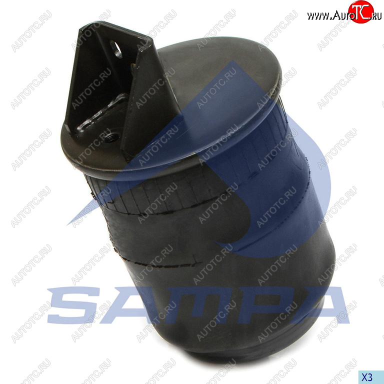 7 199 р. Пневморессора VOLVO (металлический стакан) SAMPA SAMPA sp556420-k22  с доставкой в г. Кемерово