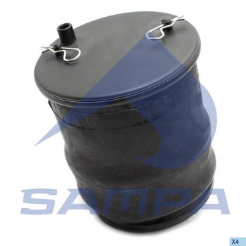 6 599 р. Пневморессора VOLVO (металлический стакан) SAMPA SAMPA sp556604-k  с доставкой в г. Кемерово. Увеличить фотографию 1
