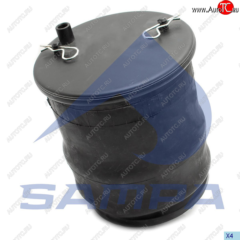 6 599 р. Пневморессора VOLVO (металлический стакан) SAMPA SAMPA sp556604-k  с доставкой в г. Кемерово