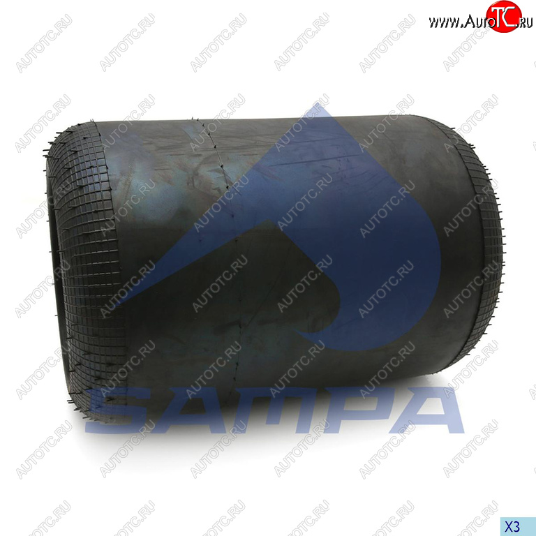 2 899 р. Пневморессора ИКАРУС ЛИАЗ BOVA (чулок) (370х260мм) SAMPA SAMPA sp55702  с доставкой в г. Кемерово
