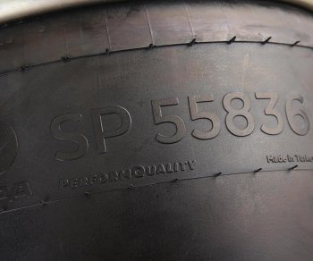 5 899 р. Пневморессора DAF 95 (металл.стакан 1отв.M16мм) (3 шп., 2шт. M16х1.5мм без отбойника) SAMPA SAMPA sp55836-k02  с доставкой в г. Кемерово. Увеличить фотографию 3