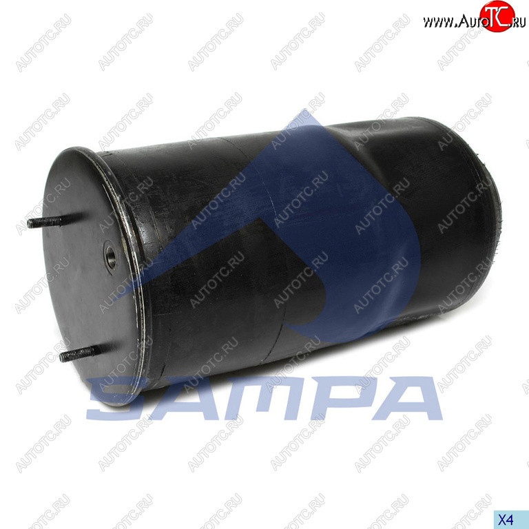 4 199 р. Пневморессора SCHMITZ (без стакана) (2 шп., 1 отв. штуц.) SAMPA SAMPA sp559285-01  с доставкой в г. Кемерово