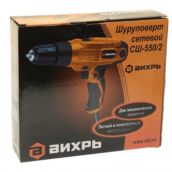 2 959 р. Шуруповерт сетевой 550Вт 34Нм 0-1800обмин. ВИХРЬ ВИХРЬ сш-5502  с доставкой в г. Кемерово. Увеличить фотографию 3