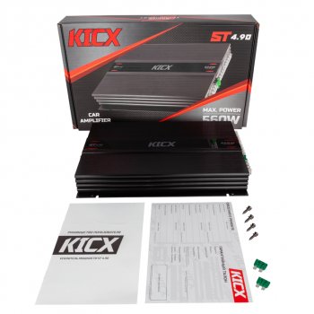 9 599 р. Усилитель автомобильный 4х90Вт KICX KICX st 4.90  с доставкой в г. Кемерово. Увеличить фотографию 5