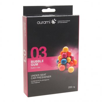 278 р. Ароматизатор под сиденье гелевый (bubble gum) AURAMI AURAMI std-03  с доставкой в г. Кемерово. Увеличить фотографию 1