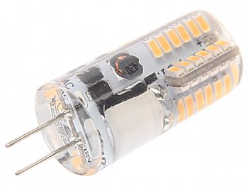 199 р. Лампа светодиодная G4 2.5W (20W) 12V теплый ЭРА ЭРА std led-jc-2,5w-12v-slc-827-g4  с доставкой в г. Кемерово. Увеличить фотографию 2