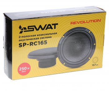 3 479 р. Колонки коаксиальные 6 (16см) 90Вт SWAT SWAT swat sp-rc165 SWAT swat sp-rc165  с доставкой в г. Кемерово. Увеличить фотографию 4