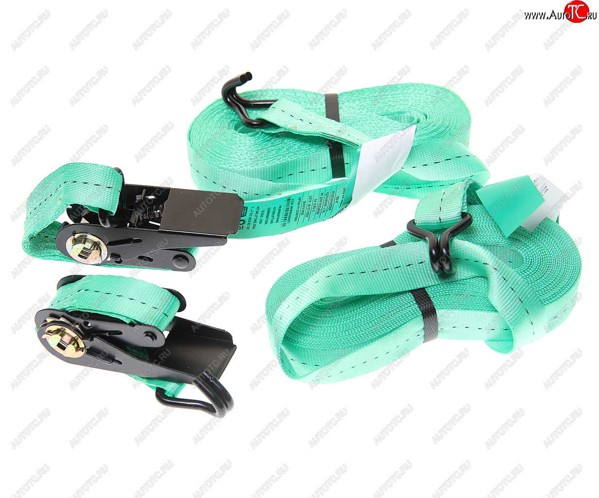 899 р. Стяжка крепления груза 1т 10м-25мм с храповиком комплект 2шт. HITCH HITCH sz067693  с доставкой в г. Кемерово