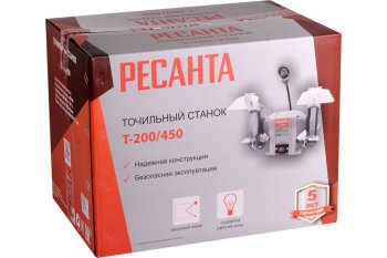 6 999 р. Точило 450Вт 200мм 2950обмин. РЕСАНТА РЕСАНТА т-200450  с доставкой в г. Кемерово. Увеличить фотографию 15