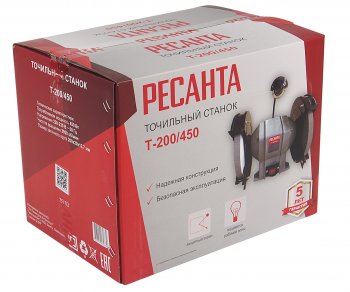 6 999 р. Точило 450Вт 200мм 2950обмин. РЕСАНТА РЕСАНТА т-200450  с доставкой в г. Кемерово. Увеличить фотографию 6