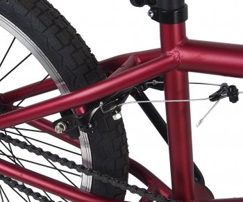15 849 р. Велосипед 20 1-ск. BMX бордовый HILAND HILAND t21b603 b HILAND t21b603 b  с доставкой в г. Кемерово. Увеличить фотографию 7