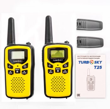 2 799 р. Рация 2шт. TURBOSKY TURBOSKY t 25 yellow TURBOSKY t 25 yellow  с доставкой в г. Кемерово. Увеличить фотографию 6