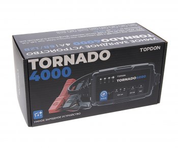 6 699 р. Устройство зарядное 6-12V 4А 150Ач (автомат) IP 65 TOPDON TOPDON t4000  с доставкой в г. Кемерово. Увеличить фотографию 3