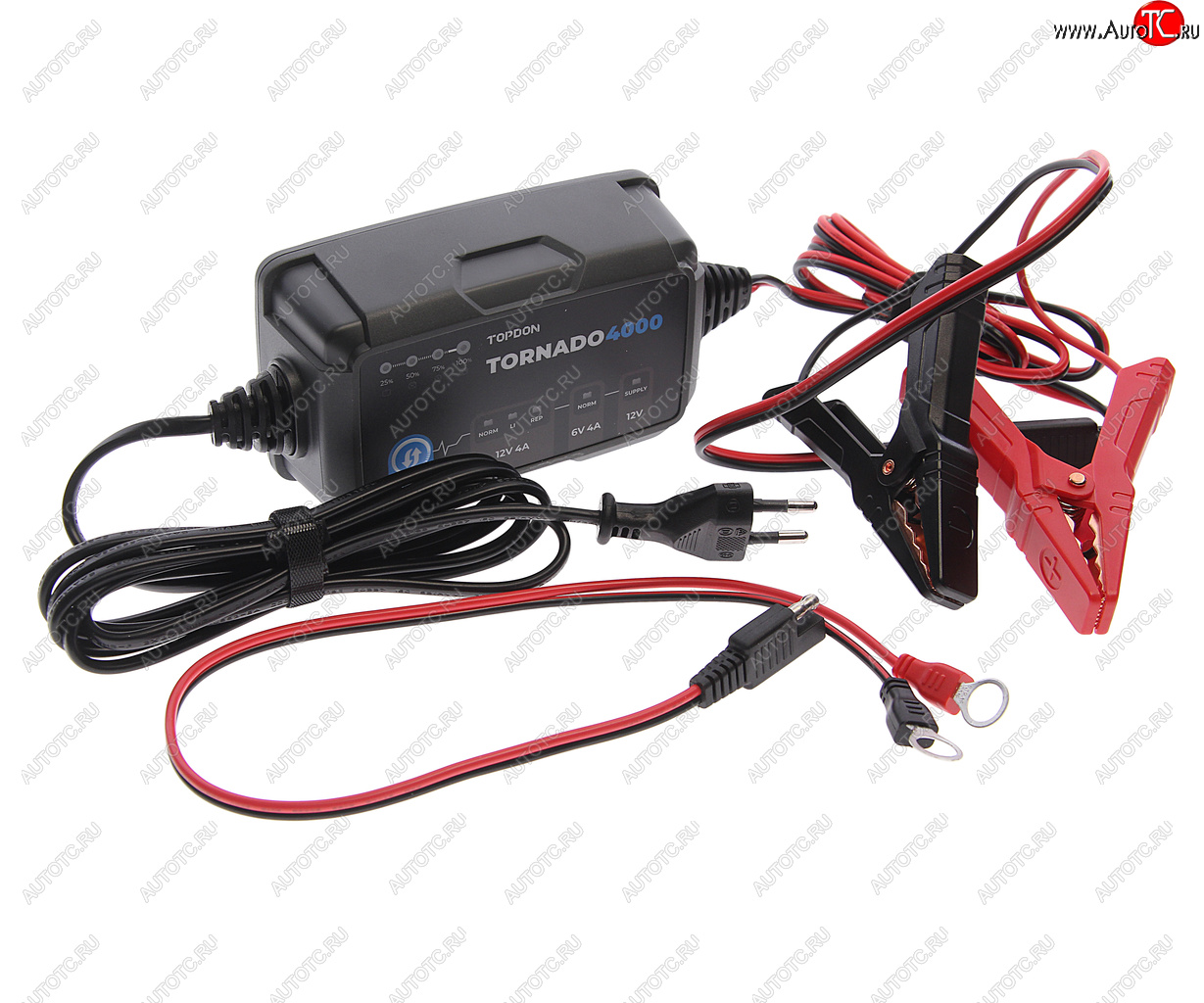 6 699 р. Устройство зарядное 6-12V 4А 150Ач (автомат) IP 65 TOPDON TOPDON t4000  с доставкой в г. Кемерово