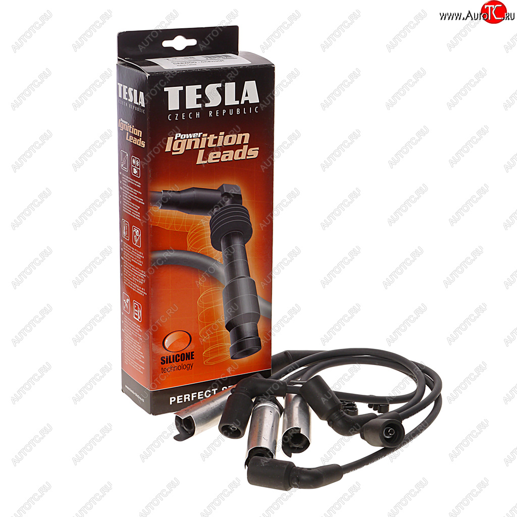 2 299 р. Провод высоковольтный DAEWOO Nexia (8V) CHEVROLET Lanos (8V),Aveo (1.4) (8V) комплект TESLA TESLA t738b  с доставкой в г. Кемерово