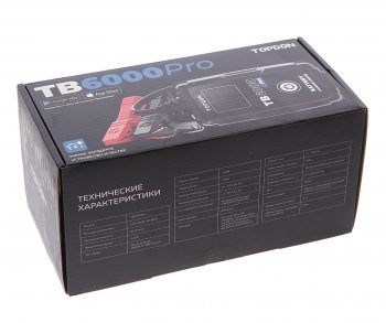9 749 р. Устройство зарядное 6-12V 6А 240Ач (автомат) IP 65 со встроенным тестером АКБ TOPDON TOPDON tb6000pro  с доставкой в г. Кемерово. Увеличить фотографию 3