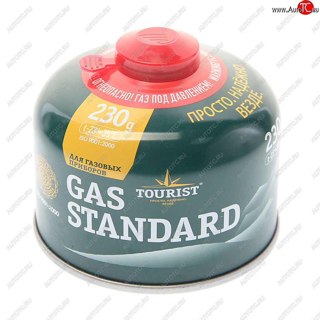 439 р. Газ бутан 230г резьбовой (всесезонный) Standard TOURIST TOURIST tbr-230  с доставкой в г. Кемерово