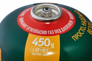 589 р. Газ бутан 450г резьбовой (всесезонный) Standard TOURIST TOURIST tbr-450  с доставкой в г. Кемерово. Увеличить фотографию 2