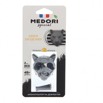 238 р. Ароматизатор на дефлектор керамика ПАНТЕРА 3D Gold Jacquard (Versace Eau Fraiche) 36г MEDORI MEDORI tc-2036  с доставкой в г. Кемерово. Увеличить фотографию 1