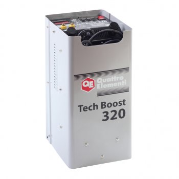 15 699 р. Устройство пуско-зарядное 12-24V45-450Ач300А передвижное QUATTRO ELEMENTI QUATTRO ELEMENTI tech boost 320  с доставкой в г. Кемерово. Увеличить фотографию 1