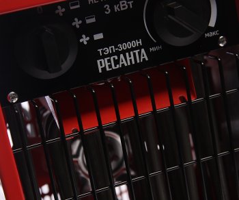 4 599 р. Пушка тепловая 3.0кВт 300куб.мч электрическая РЕСАНТА РЕСАНТА тэп-3000н (компактная)  с доставкой в г. Кемерово. Увеличить фотографию 4