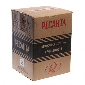 4 599 р. Пушка тепловая 3.0кВт 300куб.мч электрическая РЕСАНТА РЕСАНТА тэп-3000н (компактная)  с доставкой в г. Кемерово. Увеличить фотографию 5