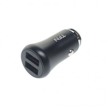 649 р. Устройство зарядное в прикуриватель 2USB 12V TFN TFN tfn-ccrpd03  с доставкой в г. Кемерово. Увеличить фотографию 1