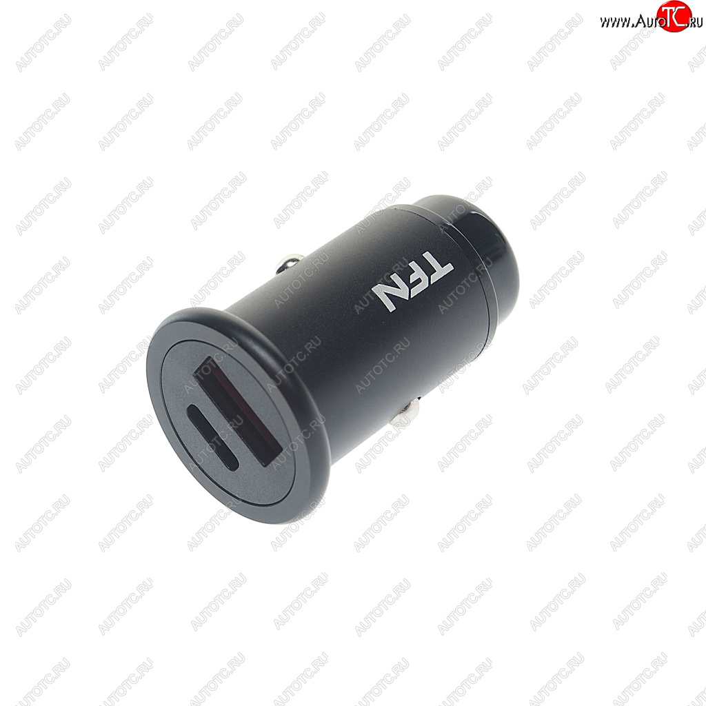 569 р. Устройство зарядное в прикуриватель 1USB + 1 Type C 12V TFN TFN tfn-ccrpd18w03  с доставкой в г. Кемерово