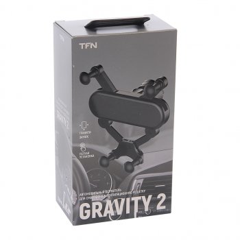 289 р. Держатель телефона на дефлектор черный TFN TFN tfn-hl-gravity2  с доставкой в г. Кемерово. Увеличить фотографию 4