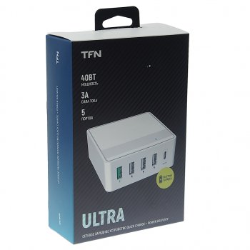 1 999 р. Устройство зарядное в розетку 5 USB TFN TFN tfn-wc05  с доставкой в г. Кемерово. Увеличить фотографию 3