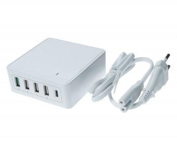 1 999 р. Устройство зарядное в розетку 5 USB TFN TFN tfn-wc05  с доставкой в г. Кемерово. Увеличить фотографию 1