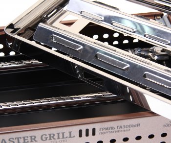 5 349 р. Гриль газовый портативный в кейсе Master Grill TOURIST TOURIST tg-010  с доставкой в г. Кемерово. Увеличить фотографию 3