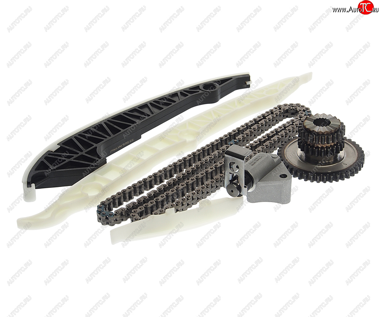 13 249 р. Комплект цепи ГРМ VW AUDI SKODA (1.82.0) (1 цепь+башмак натяж+2 успокоит+натяж+1 звезда) LYNX LYNX tk0009  с доставкой в г. Кемерово