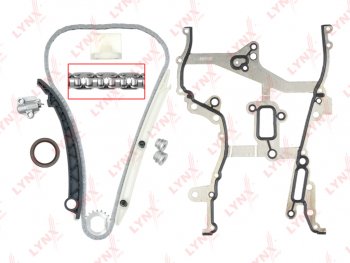 10 899 р. Комплект цепи ГРМ OPEL Astra J (1.4) (цепь+башмак+2 успокоит+натяж+звезда+прокл кр ГРМ+сальник) LYNX LYNX tk0011  с доставкой в г. Кемерово. Увеличить фотографию 1