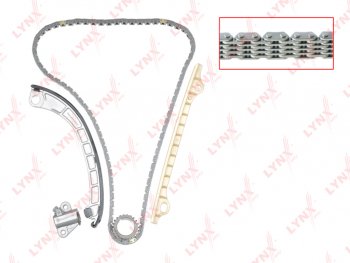 14 849 р. Комплект цепи ГРМ SUZUKI Grand Vitara (05-) (1.6) (1 цепь+башмак натяж+успокоит+натяж+1 звезда) LYNX LYNX tk0047  с доставкой в г. Кемерово. Увеличить фотографию 5