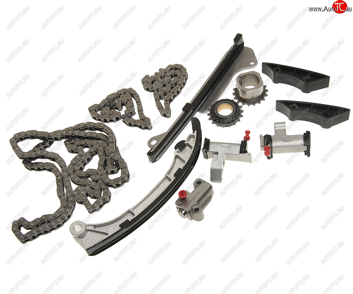 28 799 р. Комплект цепи ГРМ TOYOTA Camry (06-) (3.5) (3 цепи+башмак натяж+3 успокоит+3 натяж+2 звезды) LYNX LYNX tk0060  с доставкой в г. Кемерово