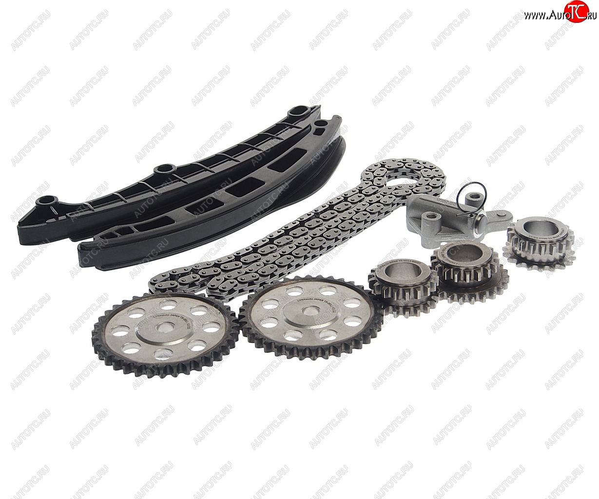 10 999 р. Комплект цепи ГРМ VW AUDI SKODA (1.41.6) (1 цепь+башмак натяж+успокоит+натяж+5 звезд) LYNX LYNX tk0065  с доставкой в г. Кемерово