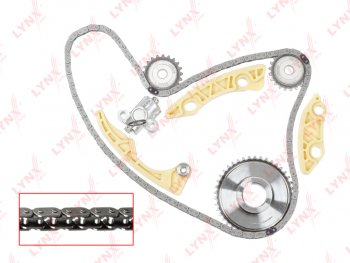 8 249 р. Комплект цепи ГРМ OPEL Astra G (2.2) (1 цепь+башмак натяж+2 успокоит+натяж+3 звезды) LYNX LYNX tk0184  с доставкой в г. Кемерово. Увеличить фотографию 7