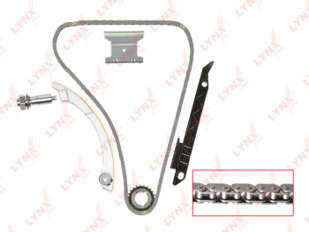 12 899 р. Комплект цепи ГРМ CHEVROLET Captiva (11-) (2.4) (1 цепь+башмак натяж+успокоит+натяж+1 звезда) LYNX LYNX tk0185  с доставкой в г. Кемерово. Увеличить фотографию 8