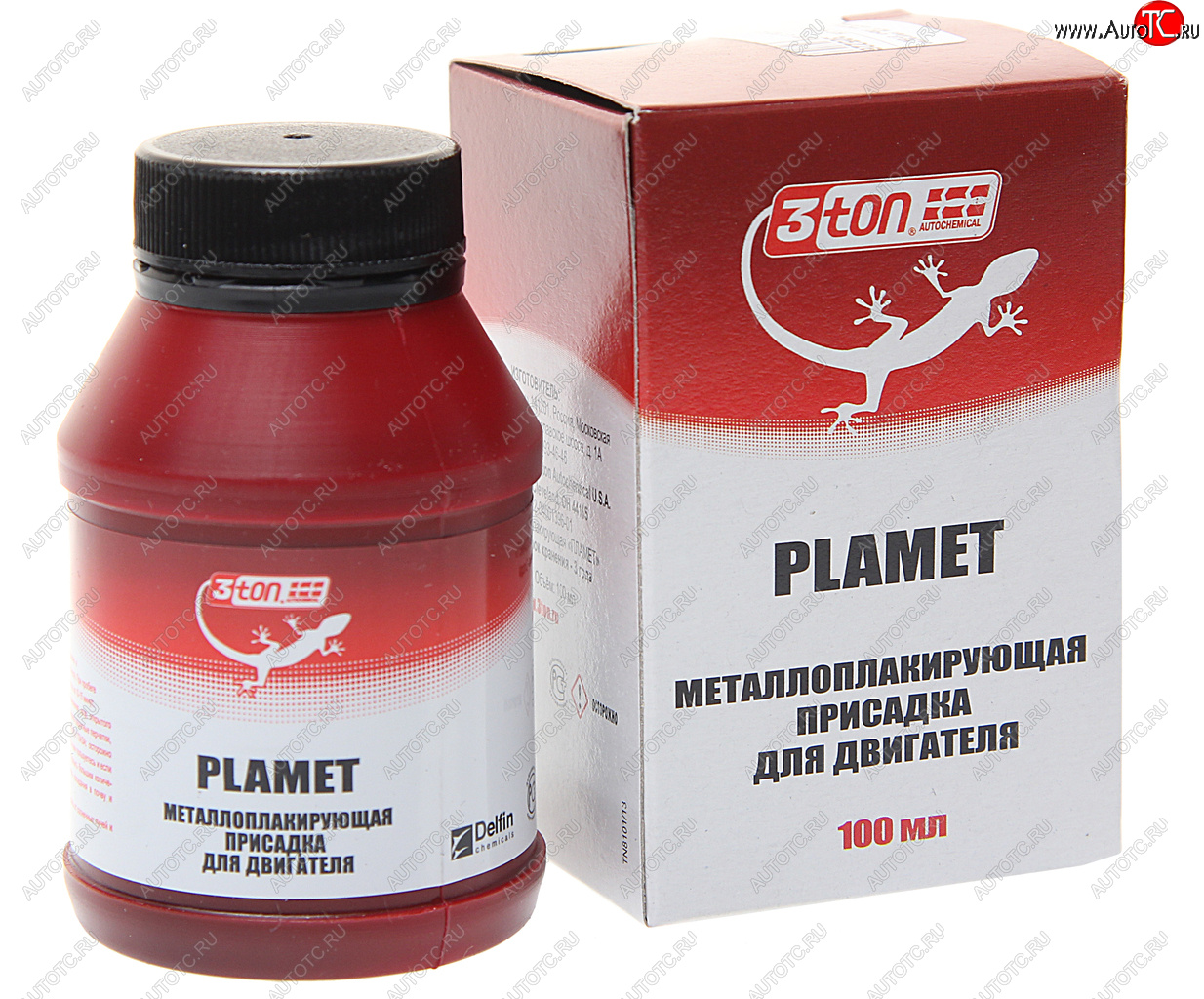 94 р. Присадка для двигателя PlaMet 100мл 3TON 3TON tm-105  с доставкой в г. Кемерово