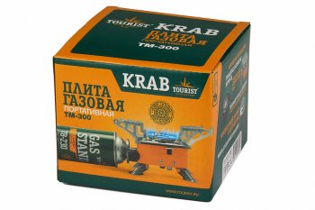 689 р. Плита газовая портативная Krab TOURIST TOURIST tm-300  с доставкой в г. Кемерово. Увеличить фотографию 6
