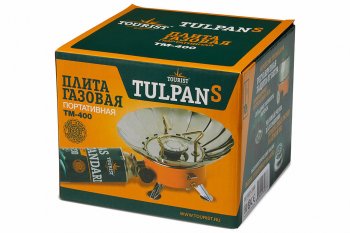 1 059 р. Плита газовая портативная лепестковая ветрозащитная Tulpan-S TOURIST TOURIST tm-400  с доставкой в г. Кемерово. Увеличить фотографию 5