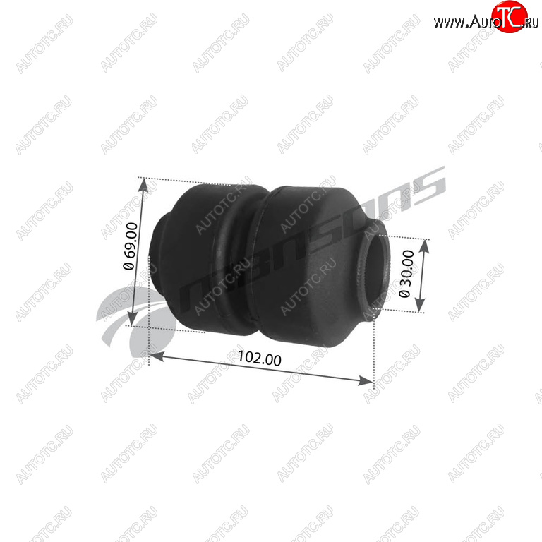 599 р. Сайлентблок SCHMITZ полурессоры (30х68х102) металл-резина MANSONS MANSONS trb4021  с доставкой в г. Кемерово