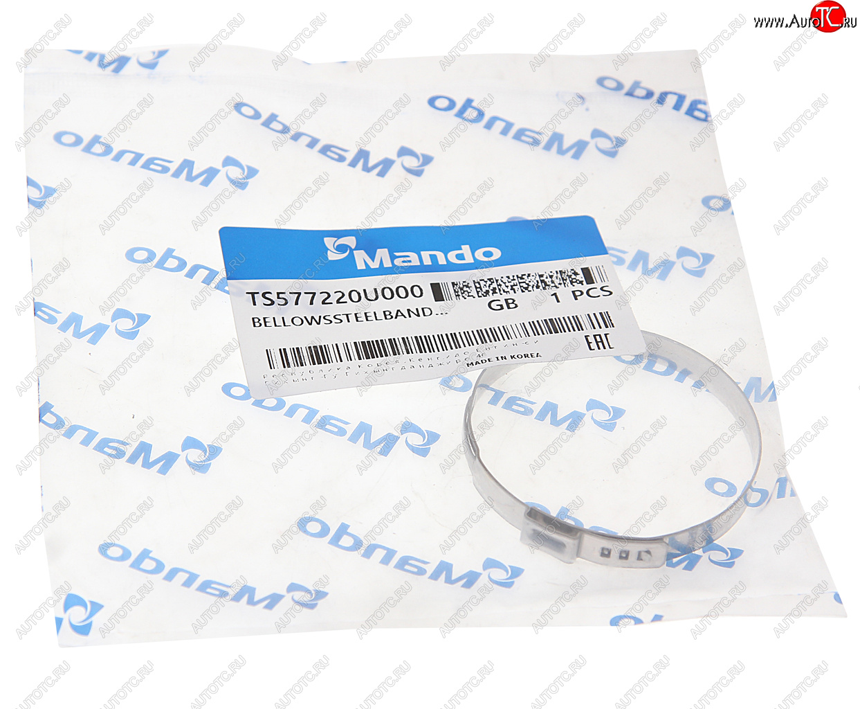 109 р. Хомут HYUNDAI Solaris пыльника рейки рулевой MANDO MANDO ts577220u000  с доставкой в г. Кемерово