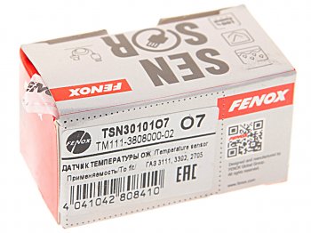295 р. Датчик температуры ГАЗ,ЗИЛ,УАЗ охлаждающей жидкости FENOX FENOX tsn30101o7 FENOX tsn30101o7  с доставкой в г. Кемерово. Увеличить фотографию 3