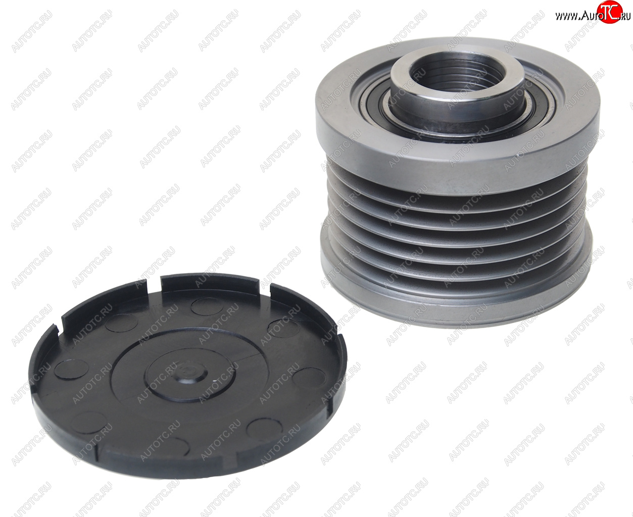 2 389 р. Шкив NISSAN Tiida (07-),Qashqai (07-13),Juke (10-) генератора TESLA TECHNICS TESLA TECHNICS tt64370  с доставкой в г. Кемерово